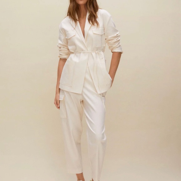Mango Linen Suit Blanca NEW - Picture 2 of 7